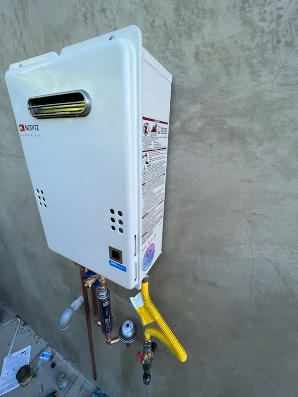 Tankless water heater installation for Dulaney Valley Estates homes